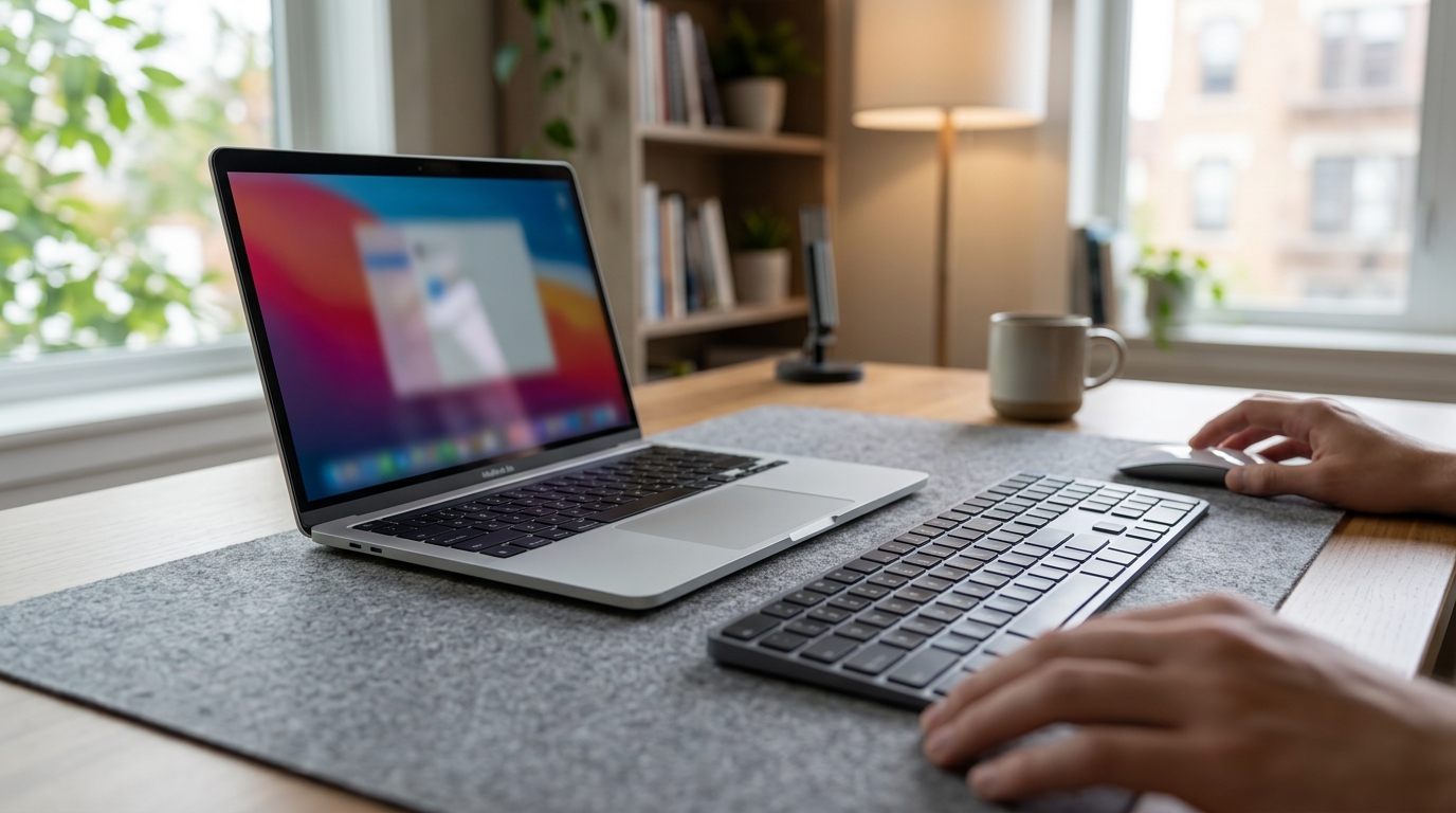Connect a Wireless Keyboard & Mouse to a MacBook