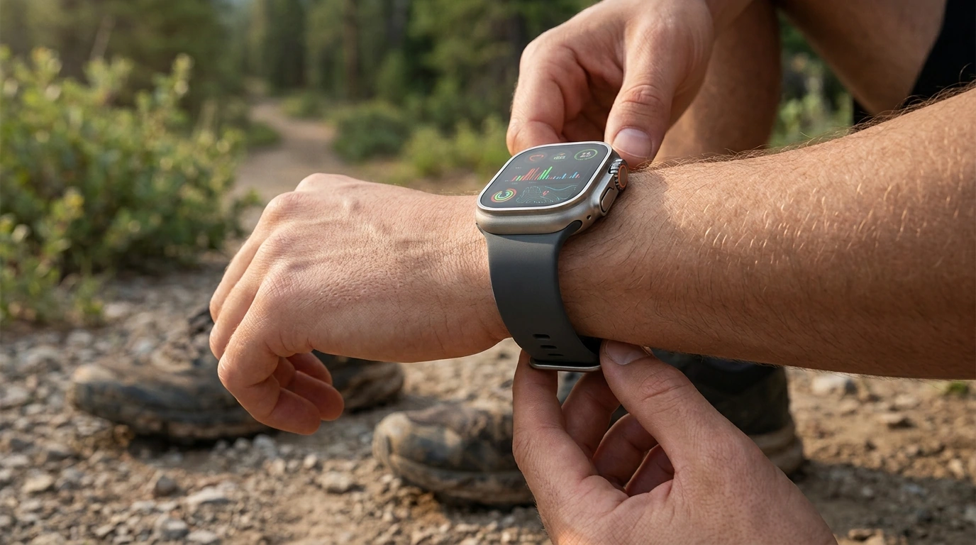 Apple Watch Ultra Case + Silicone Strap: Rugged Fit