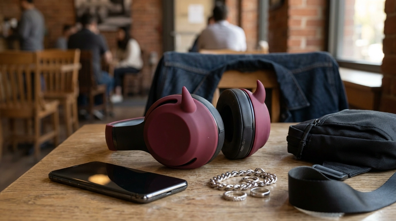 Devil Horn AirPods Max Case: Y2K Style + Scuff Guard